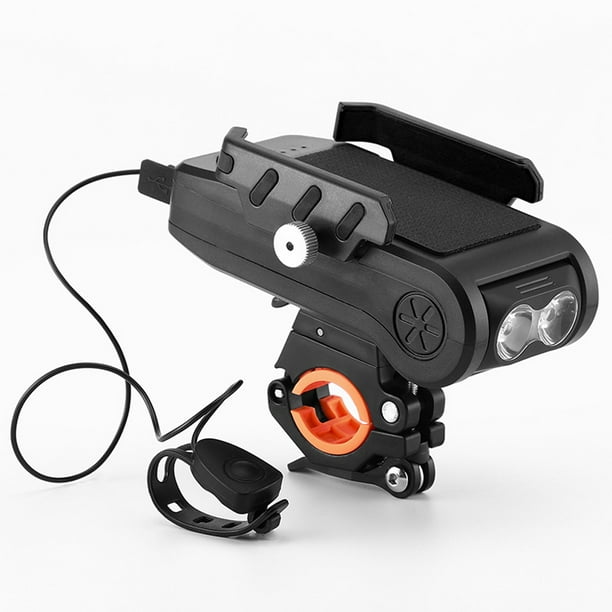 5 IN 1 Led Bicycle Light Front Solar Horn Phone Holder bicycle Lamp 4000mAh Flashlight for Bike Li 5 IN 1 Led Bicycle Light Front Solar Horn Phone Holder bicycle Lamp 4000mAh Flashlight for Bike Li